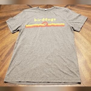 Birddogs Mens Gray Graphic T-Shirt Size Small